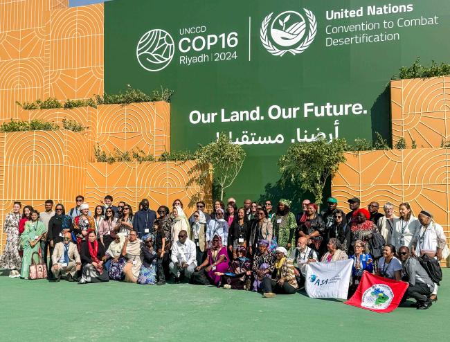 Civil Society Organizations gather for a family photo. 