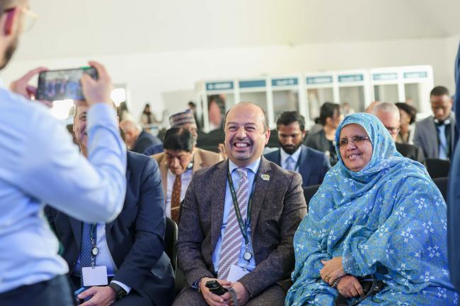 Ahmet Pekyatırmacı, Mayor of Selçuklu, Türkiye, and Fatimatou Abdel Malick, Fatimetou Abdel Malick, President, Nouakchott Regional Council, Mauritania 