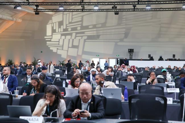 View of the room during the COW session
