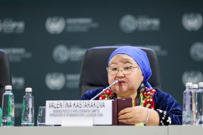 Valentina Kastarakova, Indigenous Peoples of Africa Coordinating Committee (IPACC), Representative of Altai Region, Russia