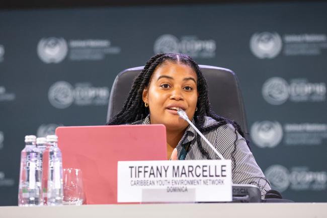 Tiffany Marcelle, Caribbean Youth Environment Network (CYEN), Dominica 