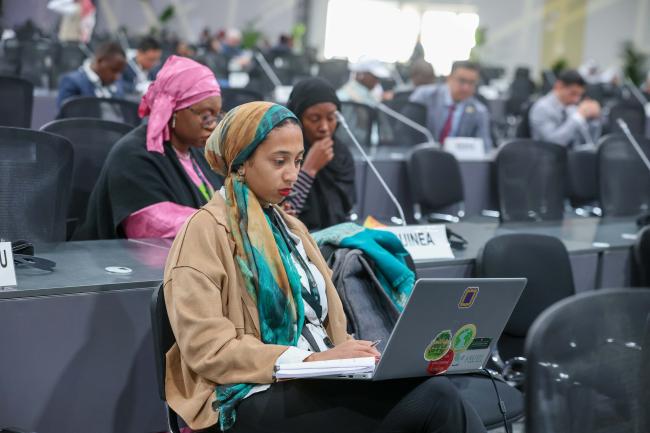 Delegates during the Open Dialogue Session 