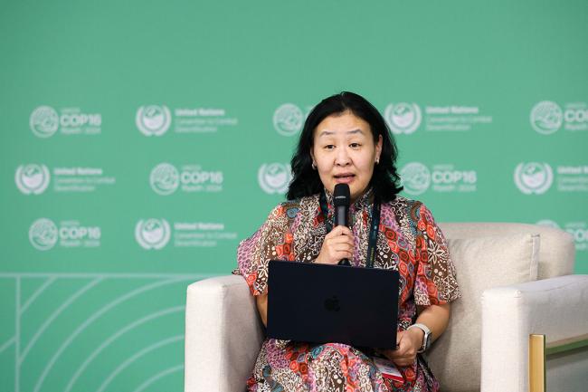 Odontuya Saldan, Minister of Environment and Climate Change, Mongolia - Fashion4Land - 4Dec2024