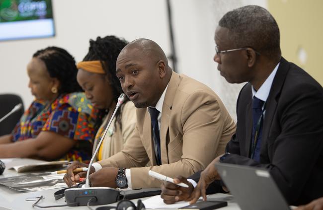 Oldman Oduetse Koboto, MEA Coordinator, African Union Commission - Implementation of the Great Green Wall strategy - GEF SGP - UNCCD COP16 - 7Dec2024