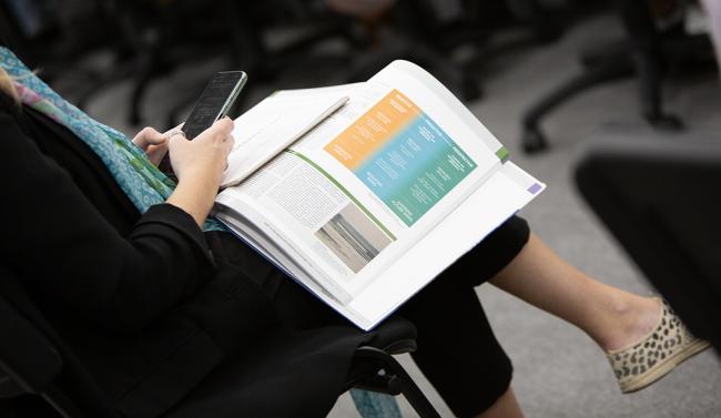 Participant reading - World Drought Atlas - UNCCC COP16 - 9December2024