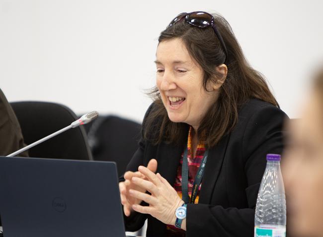 Pascale Bonzom, Head  Food and Agricultural Systems, IUCN -Agriculture and Conservation - IUCN Report - UNCCD COP16 - 5Dec2024