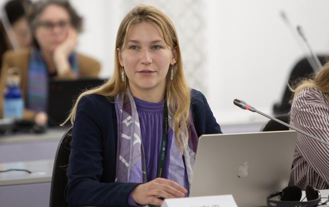 Rina Kuusipalo, Human Rights Officer in the Environment and Climate Change Team, OHCHR - EMG UNCCD COP16 - 4Dec2024