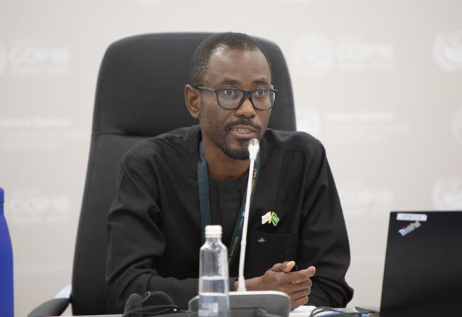 Roger Yelsong Pondorh, Programme Officer, Environmental Protection Agency, Ghana - Private sector dialogue - UNCCD COP16 - 11Dec2024