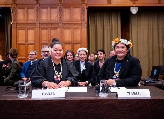 The delegation from Tuvalu