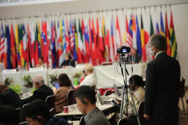 A room view during the Council session
