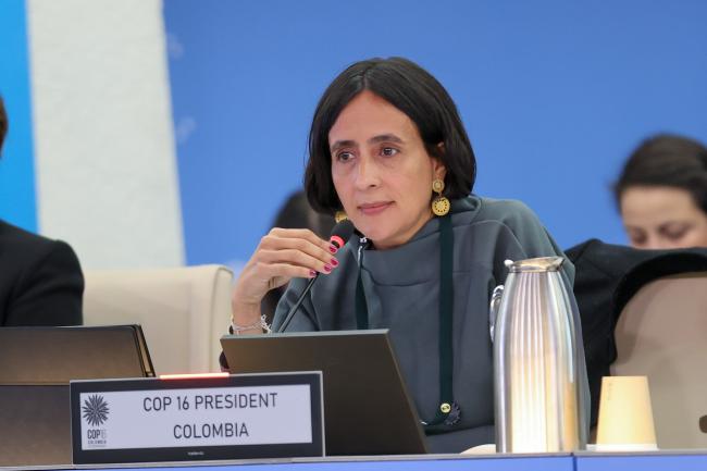 COP 16 President Susana Muhamad, Colombia