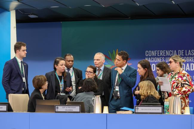 Presidency and Secretariat consultations after the closing of the morning plenary