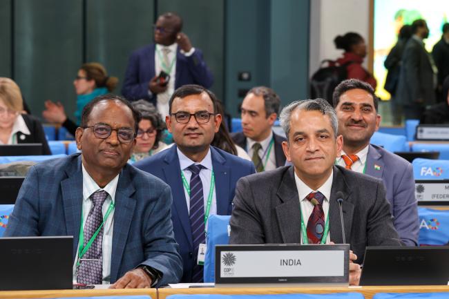 The Indian delegation
