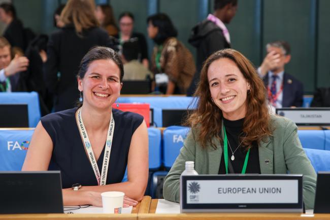 Ditta Greguss and Nadja Steinfort, EU