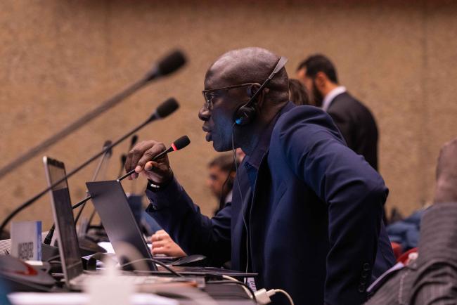 Daniel Manga, Senegal - CITES_SC78_7feb2025-photo