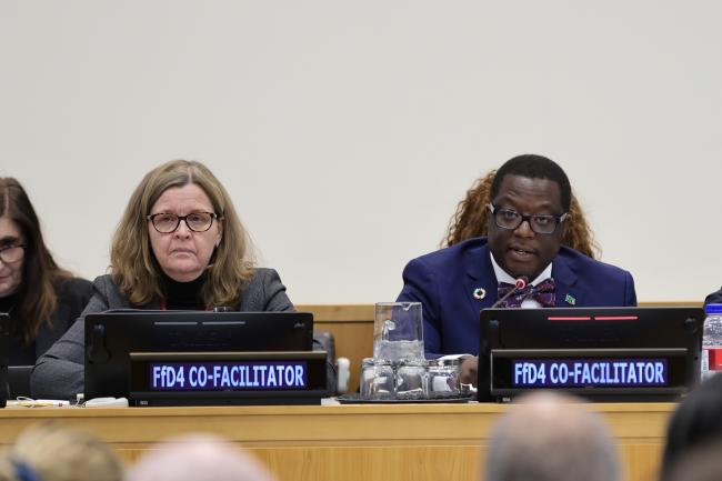 Co-Facilitators Merete Fjeld Brattested, Norway, and Chola Milambo, Zambia