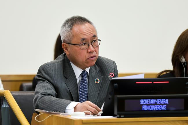 Li Junhua, Secretary-General of the Conference and Under-Secretary General for Economic and Social Affairs
