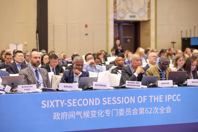 Delegates during the plenary 