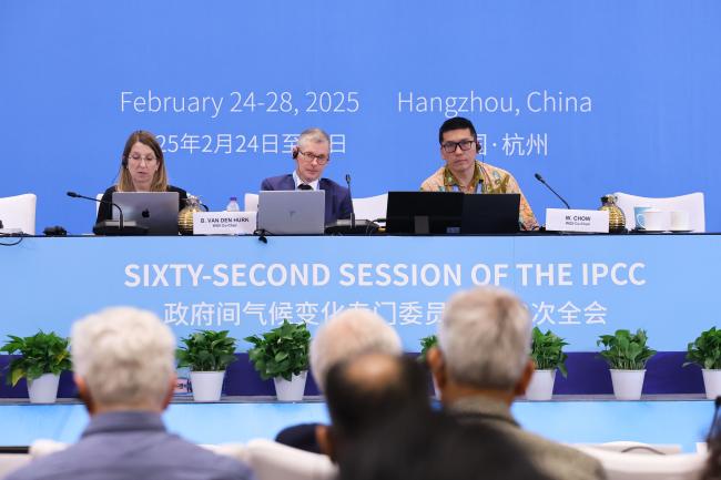 Melinda Tignor, WGII Technical Supprot Unit, Bart van den Hurk and Winston Chow, WGII Co-Chairs 