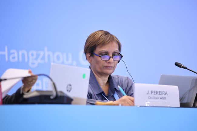 Joy Jacqueline Pereira, WGIII Co-Chair