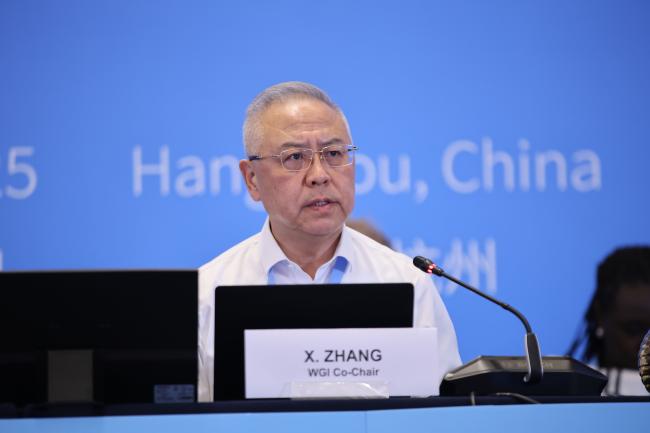 Xiaoye Zhang, WG I Co-Chair 
