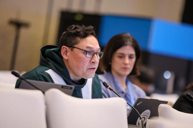 Herbert Nakimayak, Inuit Circumpolar Council 