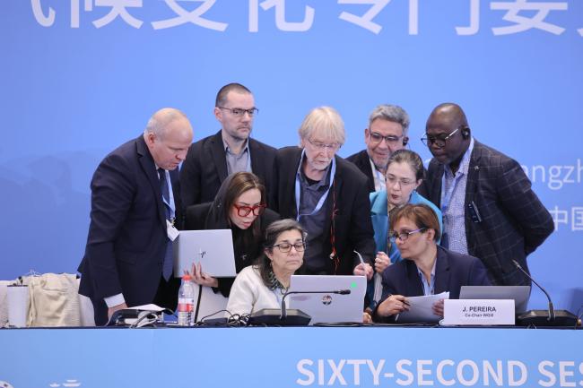 Consultations on the dais WG III 