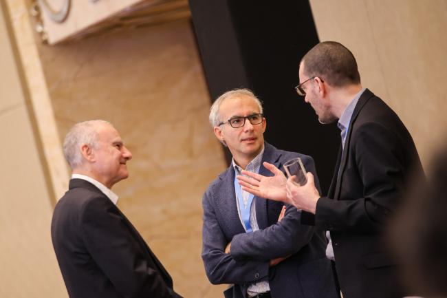 Delegates discussing 