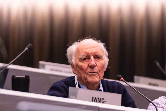 Jacques Berney thanks participants for the birthday wishes - CITES_SC78_7feb2025-photo