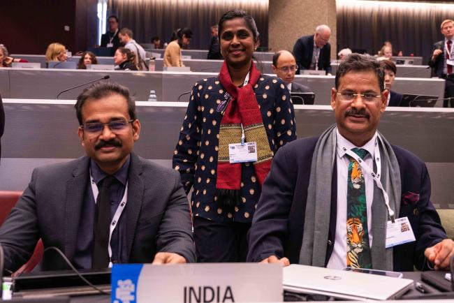 The delegation from India - CITES_SC78_5feb2025-photo