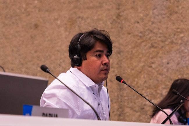 Yuri Beraún Baca, Peru - CITES_SC78_7feb2025-photo