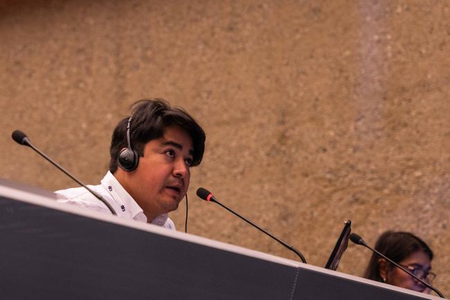 Yuri Beraún Baca, Peru - CITES_SC78_8feb2025-photo
