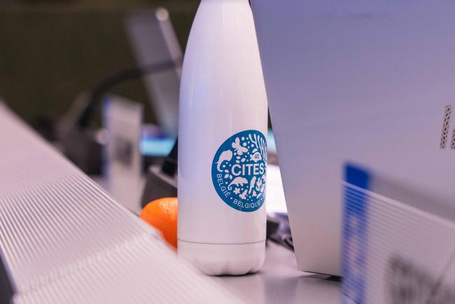 plenary bottle CITES - CITES_SC78_7feb2025-photo