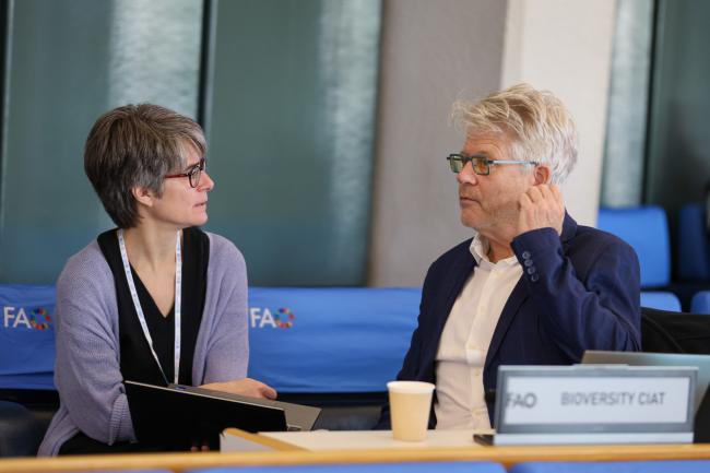 Isabel López-Noriega and Michael Halewood, CGIAR