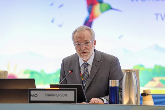 CGRFA 20 Chair Benoit Girard, Canada