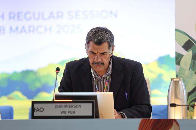 William John Wigmore, Chair, Working Group on Plant Genetic Resources, Cook Islands