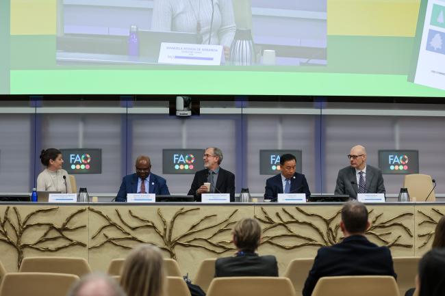 The dais during the opening of the event