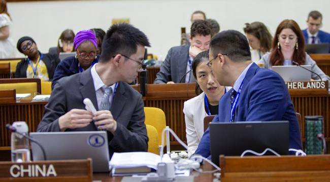 Delegates from China during the session - ISA30-1 -25March2025