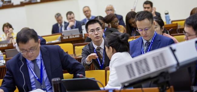 Delegates from China in consultations - ISA30-1 -21March2025