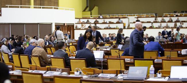 Delegates leaving the room - ISA-30_1-17March2025