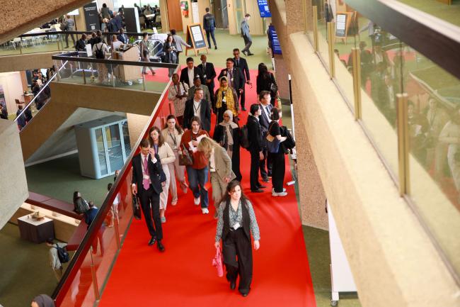 Ministers arriving for the high-level opening