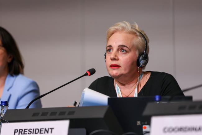 Stockholm Convention President Maya Berci