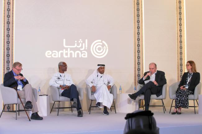 View of the panel during the closing plenary