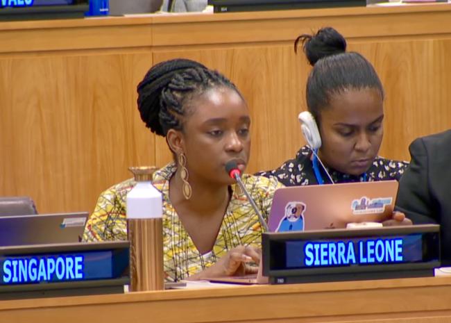 Hawanatu Kebe, Sierra Leone for the African Group - BBNJ - 25Apr2025.jpeg