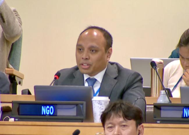 Ghazali Ohorella, International Indian Treaty Council
