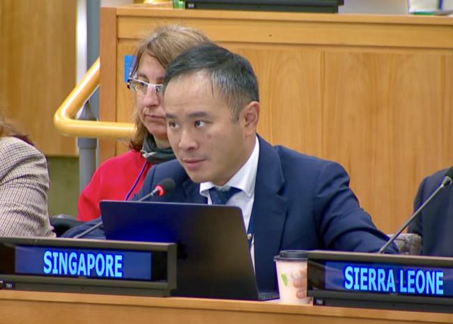 Nathaniel Khng, Singapore, speaking for the Alliance of Small Island States - BBNJ - 22Apr2025.jpeg