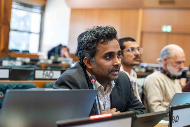 Nithin Ramakrishnan, Civil Society - ITPGRFA_OEWG13_3april2025-photo
