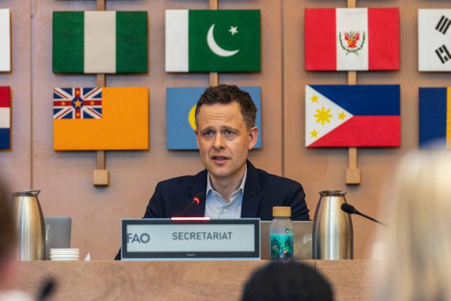 Tobias Kiene, ITPGRFA Secretariat - ITPGRFA_OEWG13_3april2025-photo