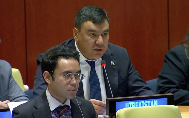 Aziz Abdukhakimov, Minister of Ecology, Environmental Protection and Climate Change, Uzbekistan - UNFF20 - 6May2025