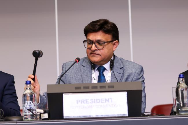 Rotterdam Convention COP12 President Hammad Shamimi